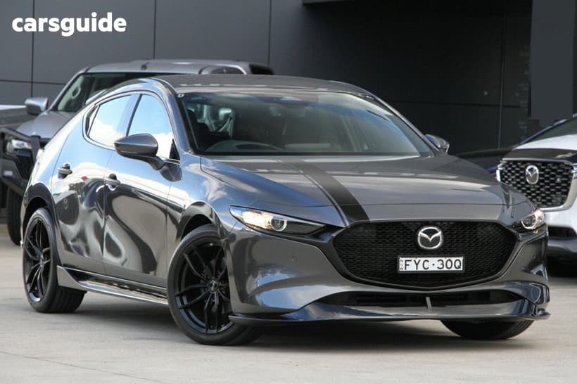Grey 2025 Mazda 3 Hatchback G20 Touring Vision