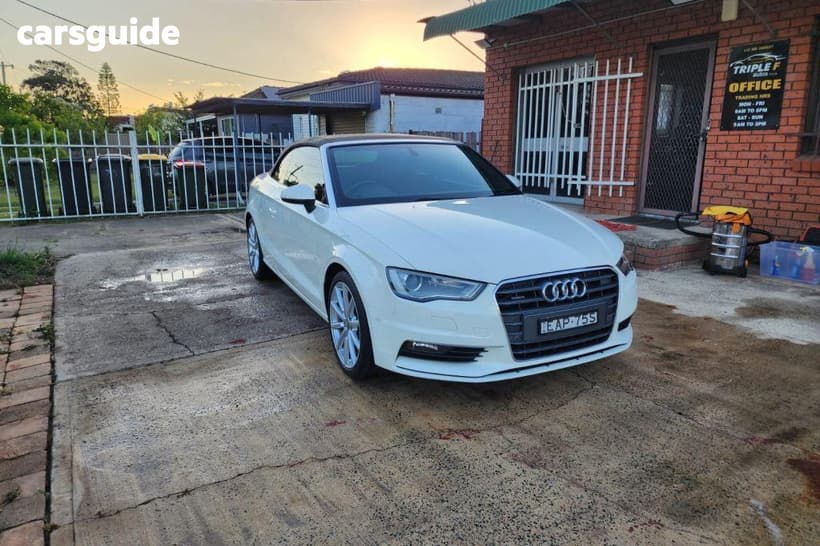 White 2015 Audi A3 Convertible 1.8 TFSI AMBITION QUATTRO 8V MY15