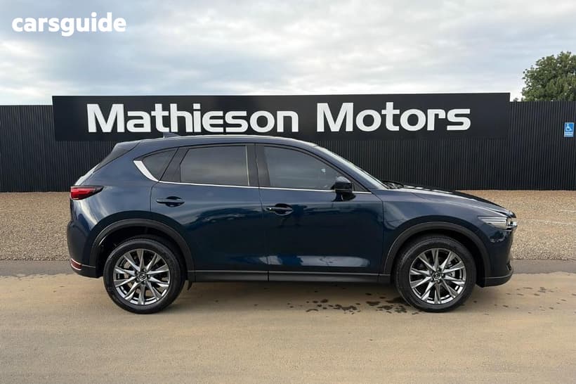 Blue 2021 Mazda CX-5 Wagon Akera (Awd)