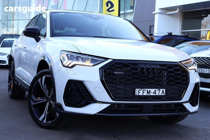 White 2024 Audi Q3 Sportback 40 Tfsi Quattro S Line