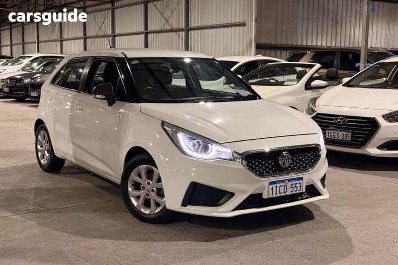 White 2023 MG MG3 Hatchback Core
