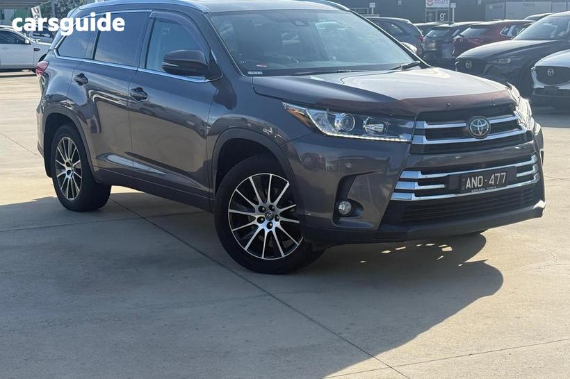 Grey 2017 Toyota Kluger Wagon Grande (4X4)