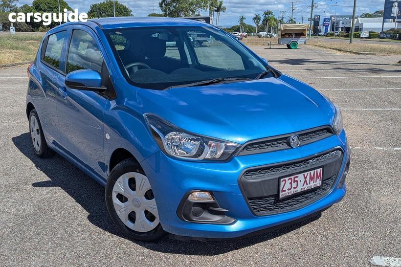 Blue 2017 Holden Spark Hatchback Ls