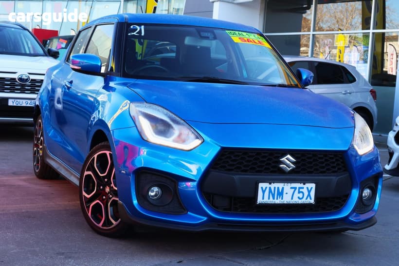 Blue 2019 Suzuki Swift Hatchback Sport