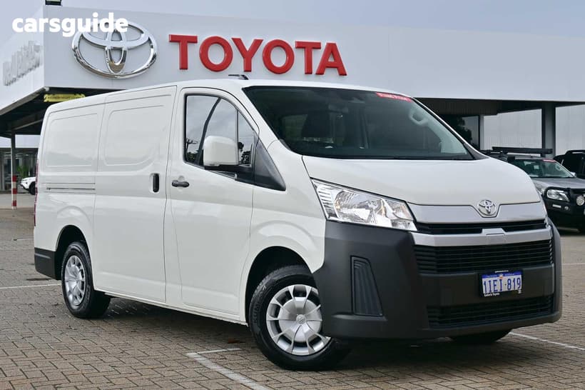 White 2021 Toyota HiAce Van Lwb (4 Door Option)