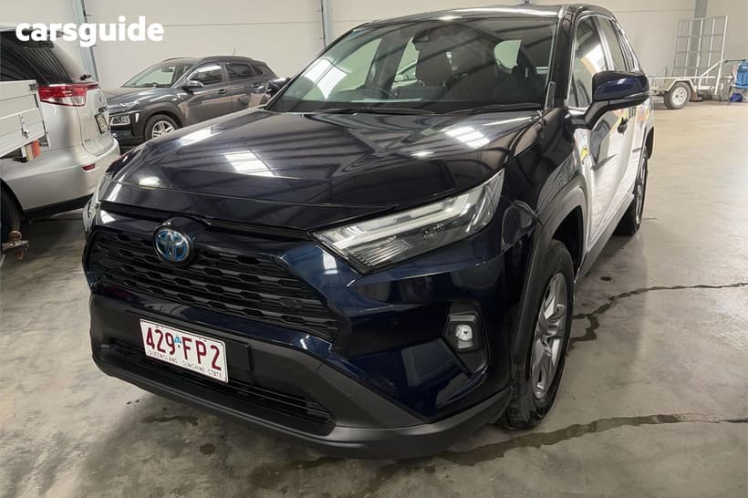Blue 2022 Toyota RAV4 Wagon Gx (Awd) Hybrid