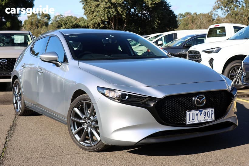 Silver 2021 Mazda 3 Hatchback G20 Touring