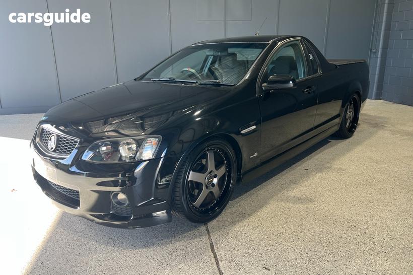 Black 2008 Holden Commodore Utility Sv6