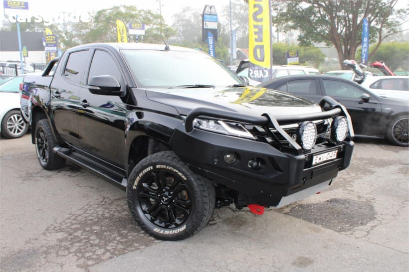 Black 2022 Mitsubishi Triton Double Cab Pick Up Gsr (4X4)