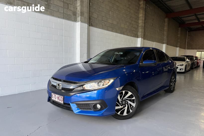 Blue 2016 Honda Civic Sedan Vti-S
