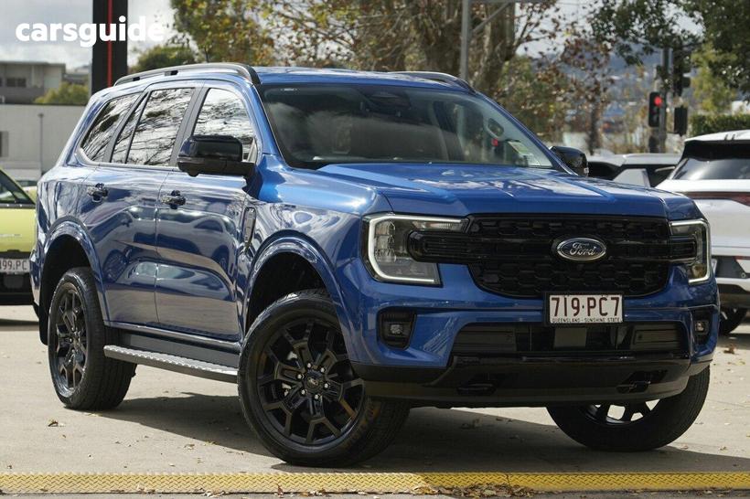 Blue 2025 Ford Everest Wagon Sport (4Wd)