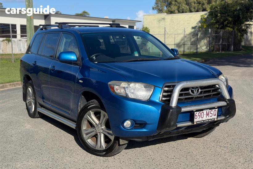Blue 2009 Toyota Kluger Wagon Kx-S (4X4)