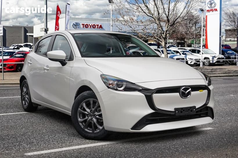 White 2024 Mazda 2 Hatchback G15 Pure
