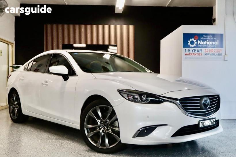 White 2015 Mazda 6 Sedan Atenza