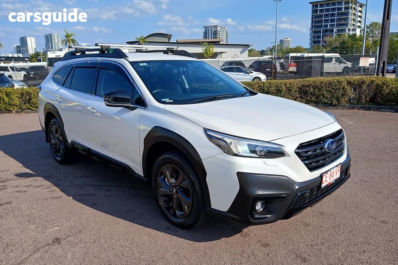 White 2022 Subaru Outback Wagon Awd Sport