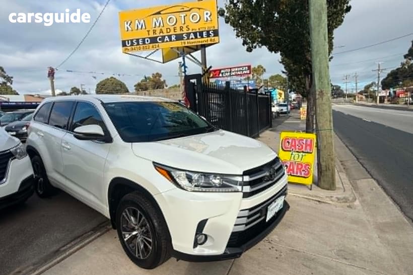 White 2019 Toyota Kluger Wagon Gx (4X2)