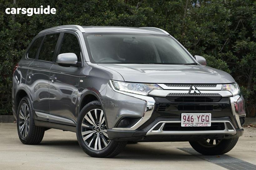 Grey 2018 Mitsubishi Outlander Wagon Es 7 Seat (Awd)