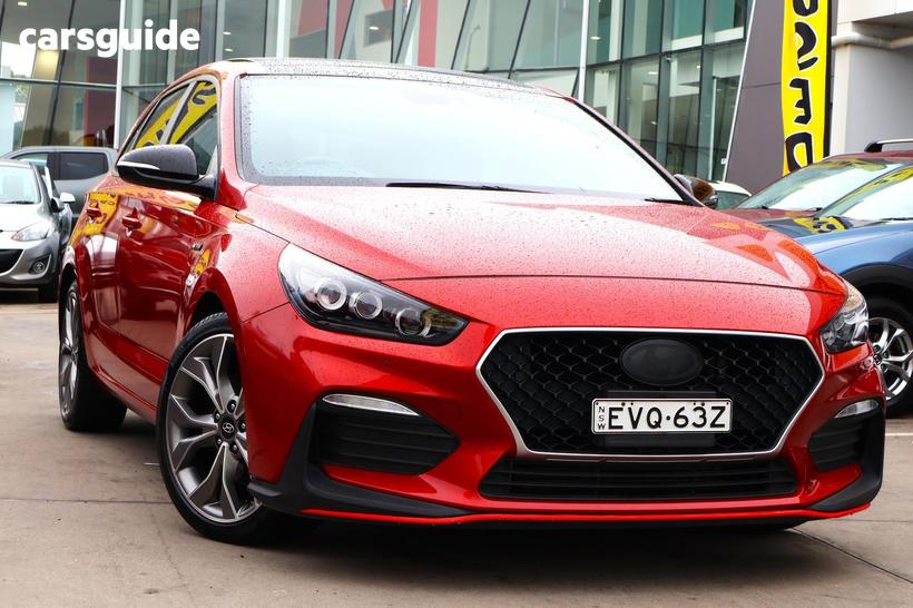 Orange 2020 Hyundai I30 Hatchback N Line Premium