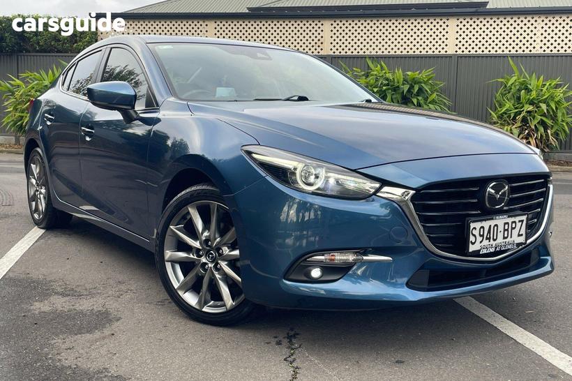 Blue 2017 Mazda 3 Sedan Sp25 Astina