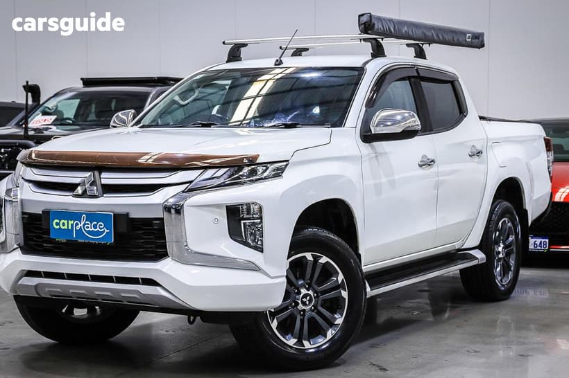 White 2020 Mitsubishi Triton Double Cab Pick Up Gls (4X4)