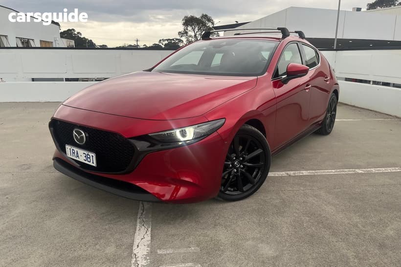 Red 2020 Mazda 3 Hatchback G25 Astina