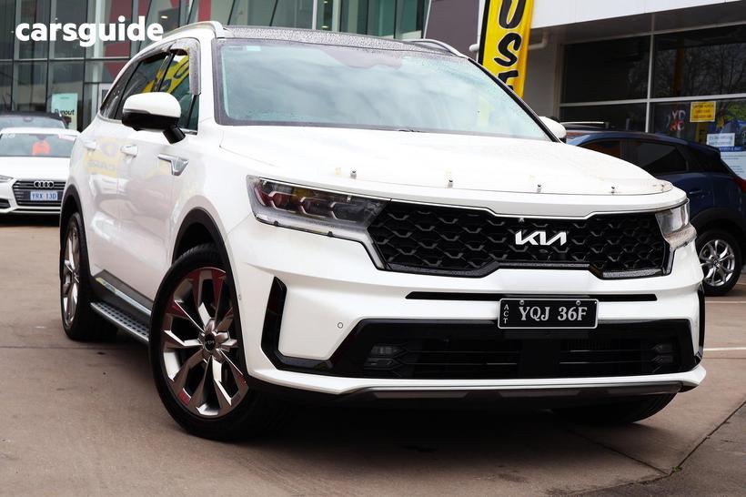 White 2022 Kia Sorento Wagon Gt-Line 7 Seat