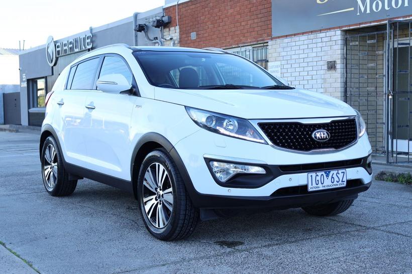 White 2015 Kia Sportage Wagon Platinum (Awd)
