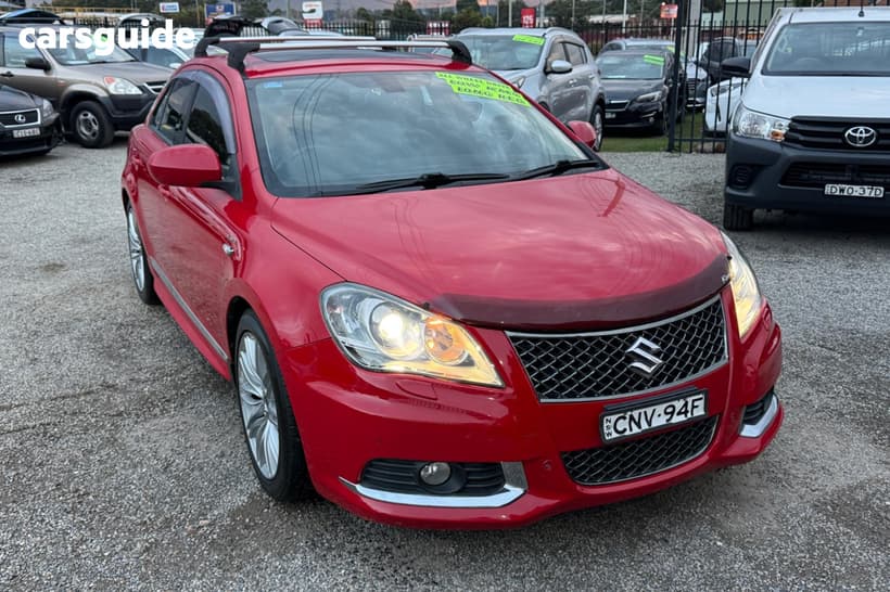 Red 2013 Suzuki Kizashi Sedan Sport Awd