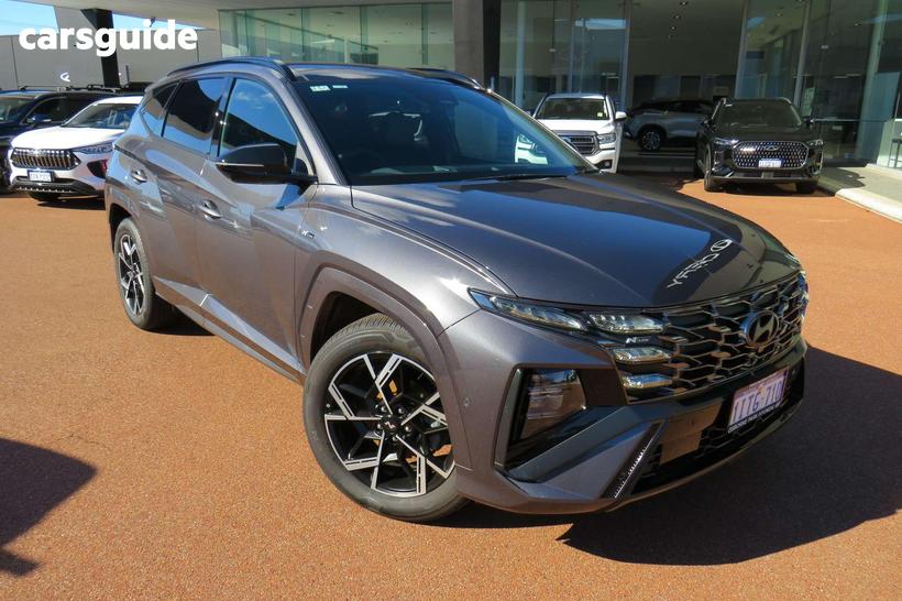 Grey 2024 Hyundai Tucson Wagon Premium N Line (Awd)