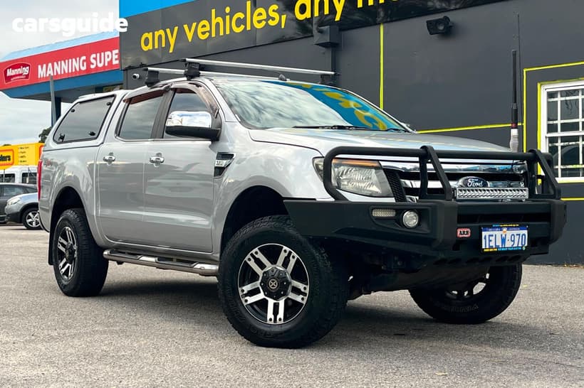 Silver 2014 Ford Ranger Ute Tray XLT