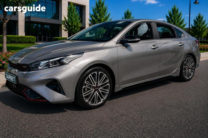 Silver 2022 Kia Cerato Hatchback Gt