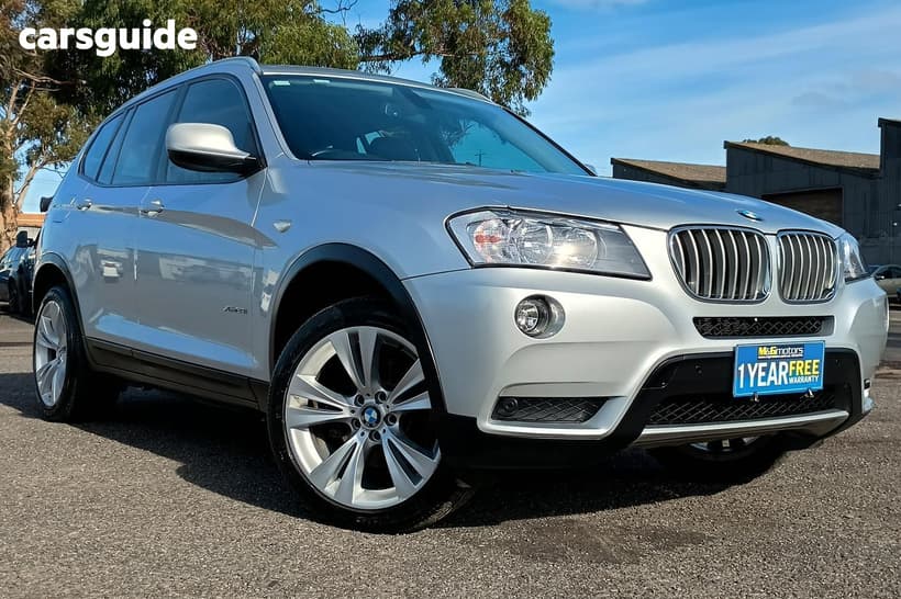 Silver 2011 BMW X3 Wagon Xdrive 28I