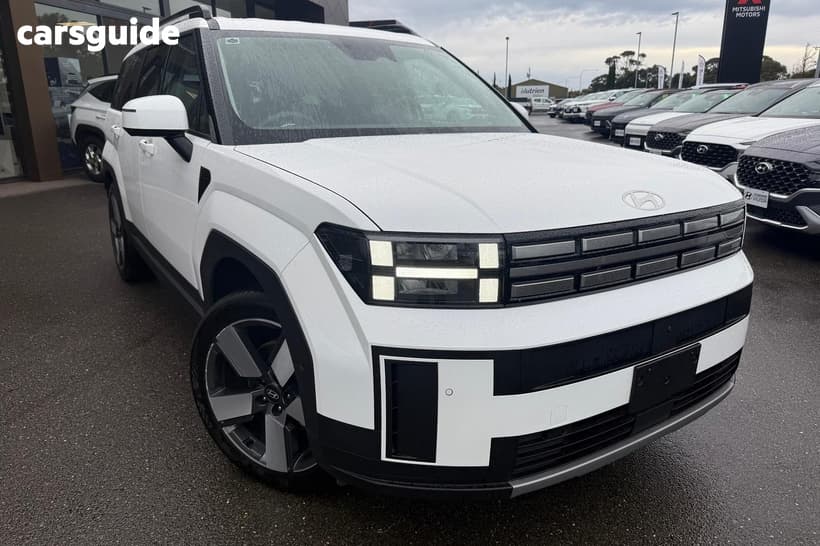 White 2025 Hyundai Santa FE Wagon Hev (2Wd)