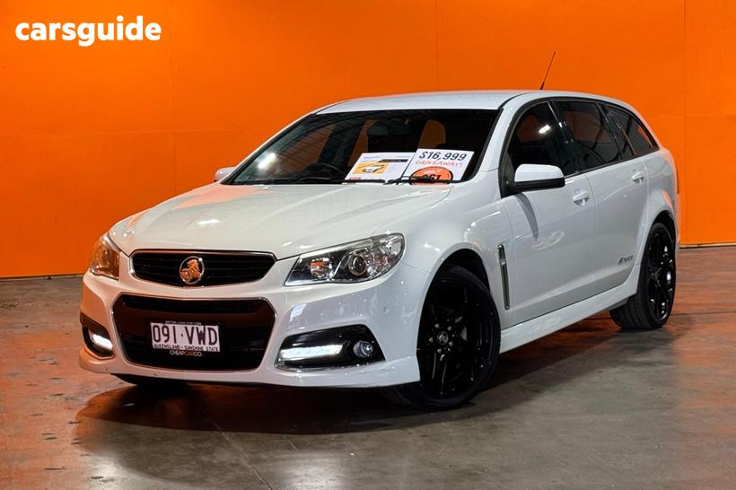 White 2015 Holden Commodore Sportswagon Sv6 Storm