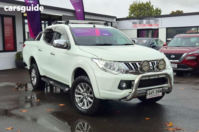 White 2016 Mitsubishi Triton Dual Cab Utility Gls (4X4)
