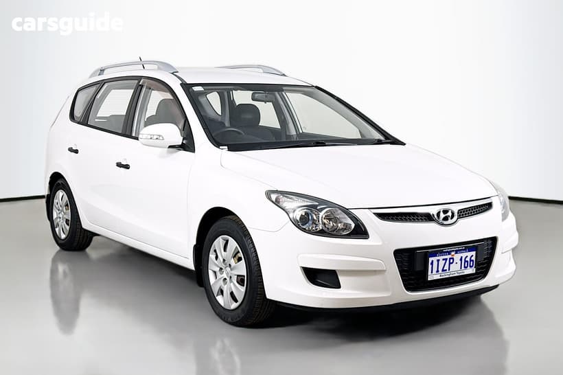 White 2011 Hyundai I30 Wagon Cw Sx 1.6 Crdi