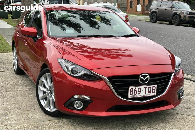 Red 2014 Mazda 3 Hatchback Sp25 Gt