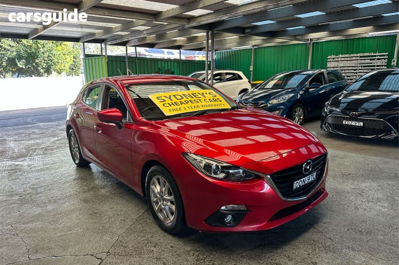 Red 2016 Mazda 3 Hatchback Touring