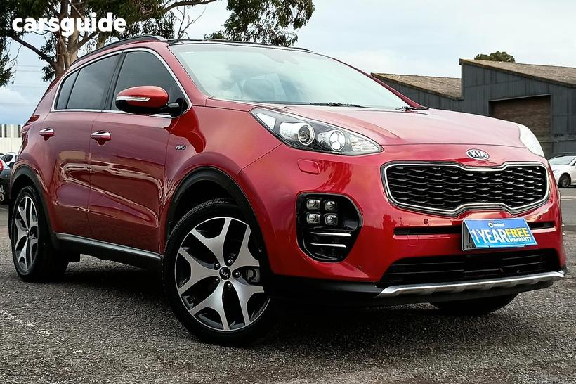 Red 2017 Kia Sportage Wagon Gt-Line (Awd)