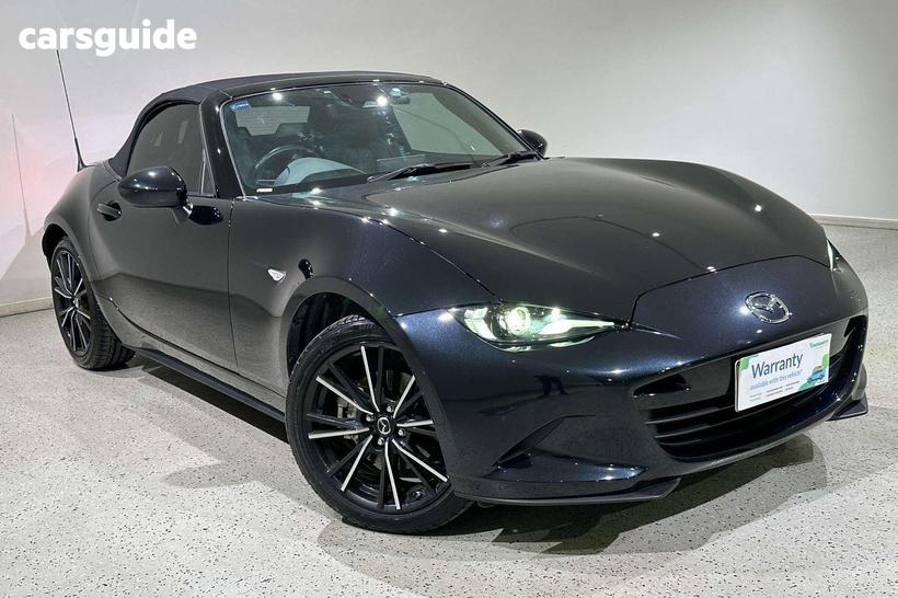 Black 2024 Mazda MX-5 Convertible G20 Roadster Gt