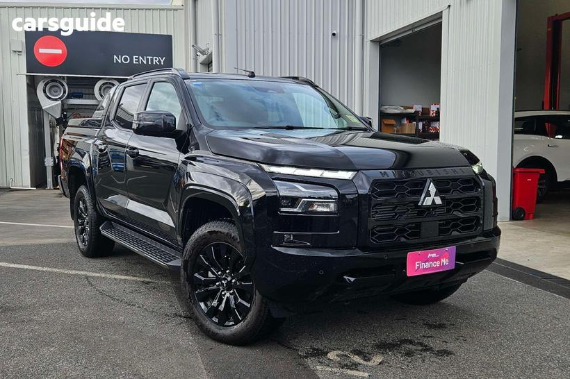Black 2024 Mitsubishi Triton Double Cab Pick Up Gsr (4X4) 1T Payload