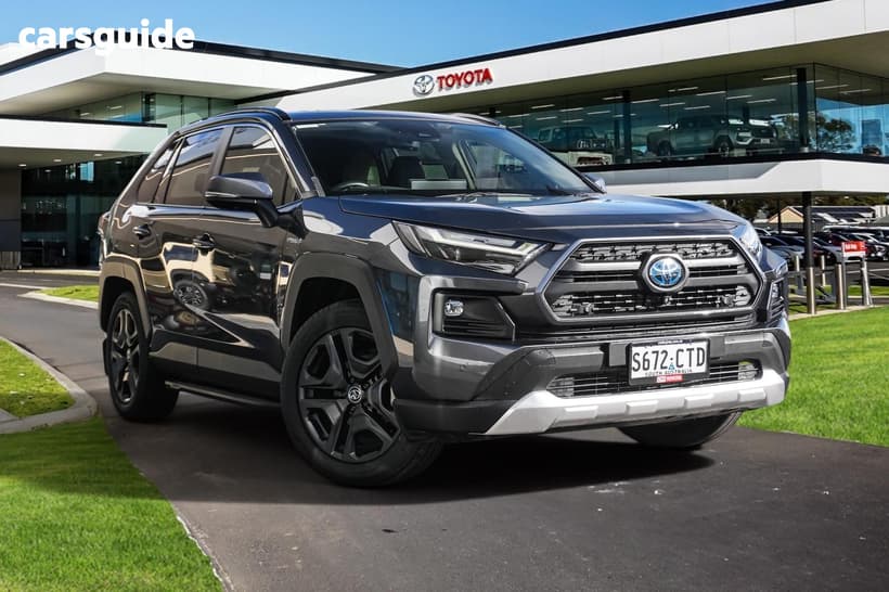 Grey 2022 Toyota RAV4 Wagon Edge (Awd) Hybrid