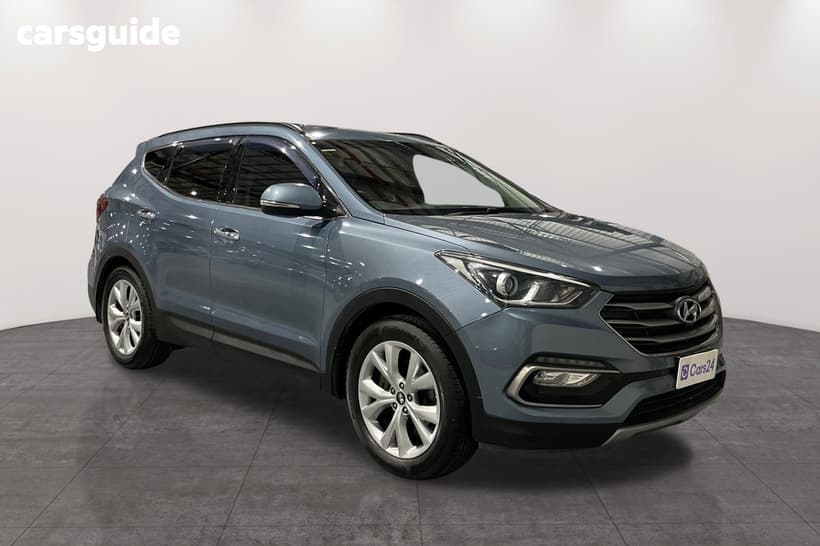 Blue 2016 Hyundai Santa FE Wagon 30 Special Edition