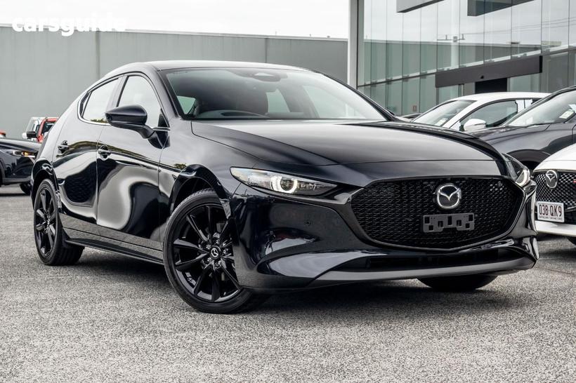 Black 2026 Mazda Mazda3 Hatchback G25 Astina