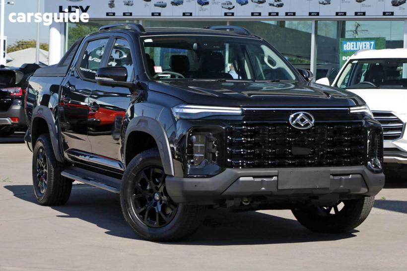 Black 2026 LDV T60 Double Cab Utility Max Plus (4X4)