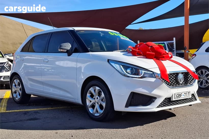 White 2020 MG MG3 Hatchback Core