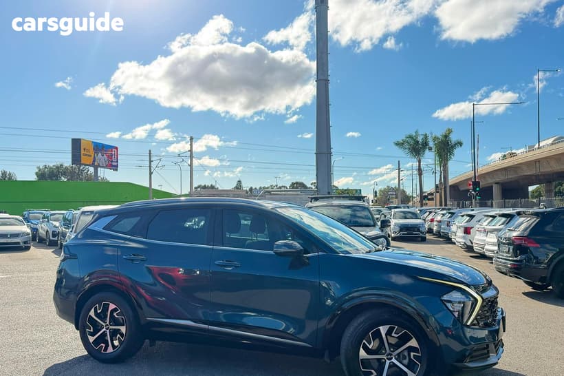 Blue 2022 Kia Sportage Wagon Sx (Awd)