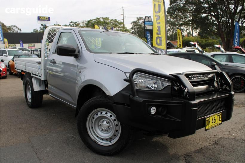 Silver 2023 Isuzu D-MAX Cab Chassis Sx (4X4)
