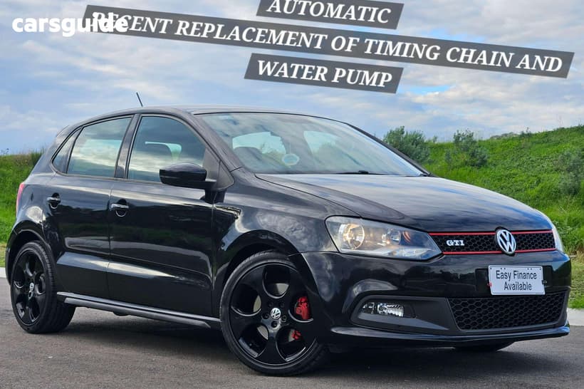 Black 2012 Volkswagen Polo Hatchback Gti