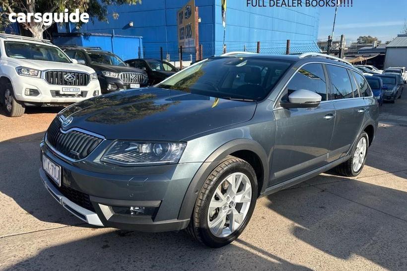 Grey 2015 Skoda Octavia Wagon Scout 110 Tdi (4X4)